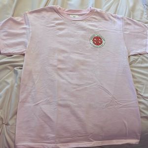 pink chick fil a tee shirt